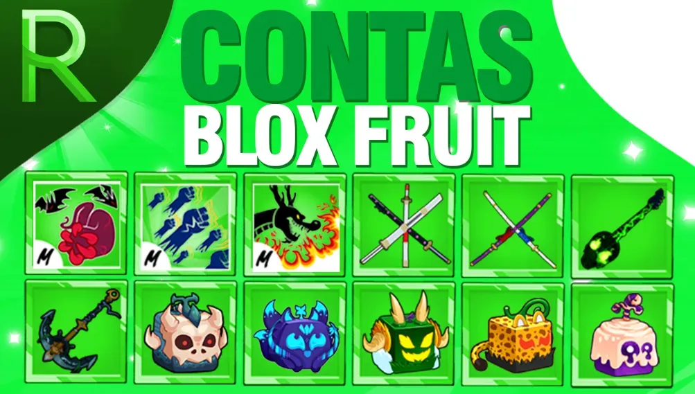 Contas bloxfruits todos os tipos