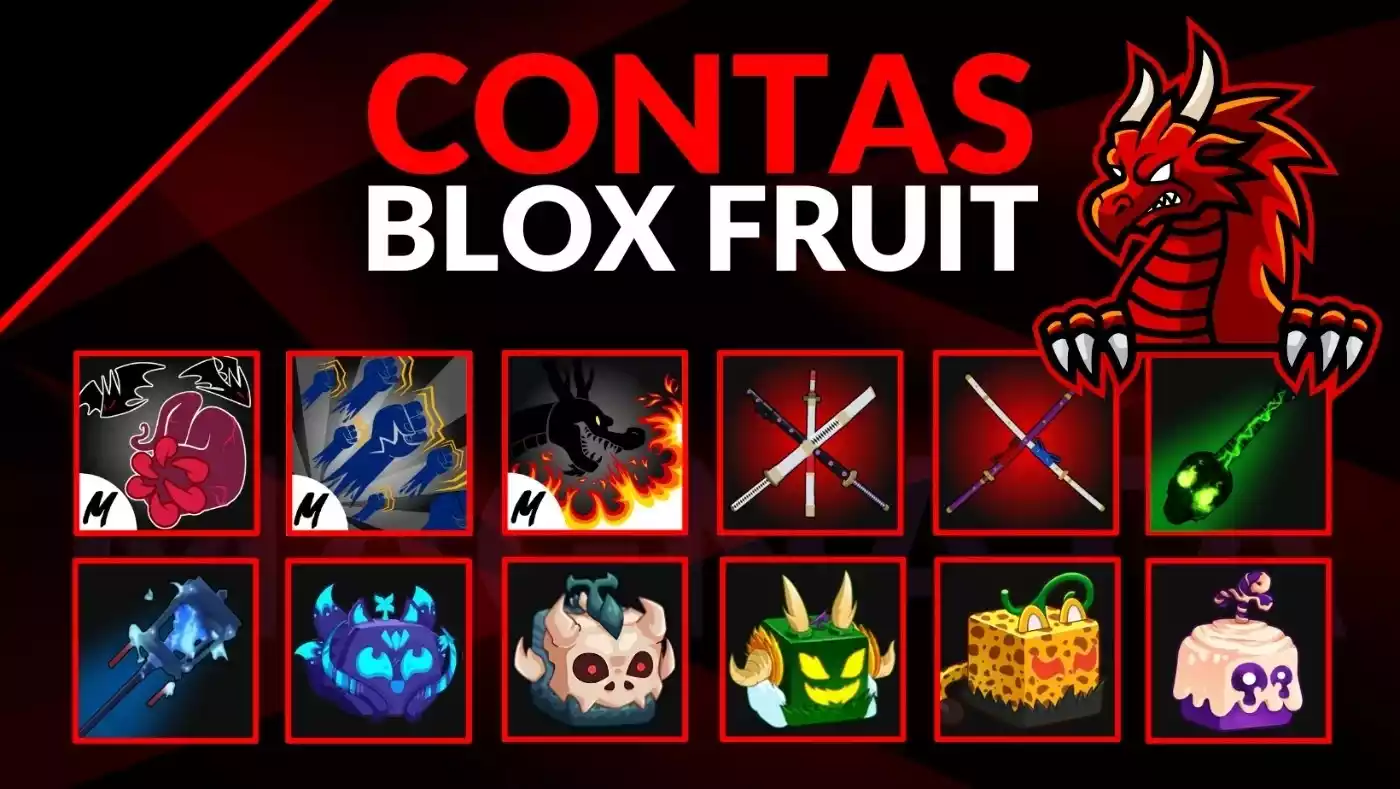 Contas roblox blox fruits level máximo e raças v4 variedades [entrega automática]