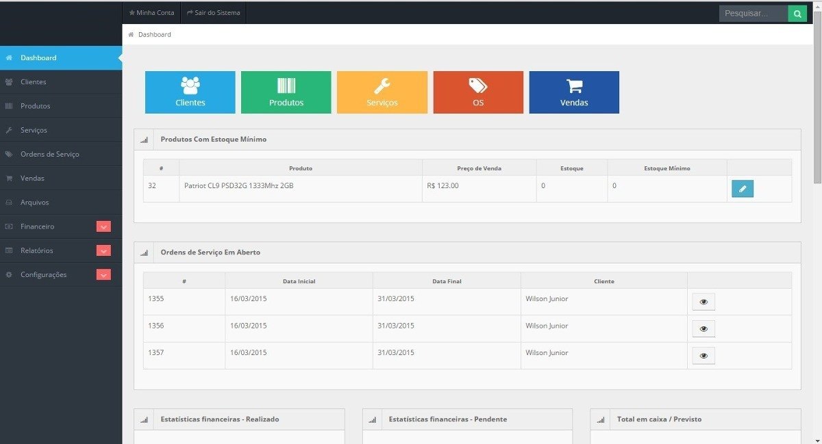 Controle de Estoque e Vendas Online