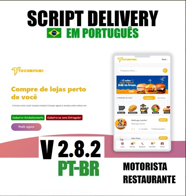 Foodomaa 2.8.2 Multilojas com Modo De Pagamentos & Cashback