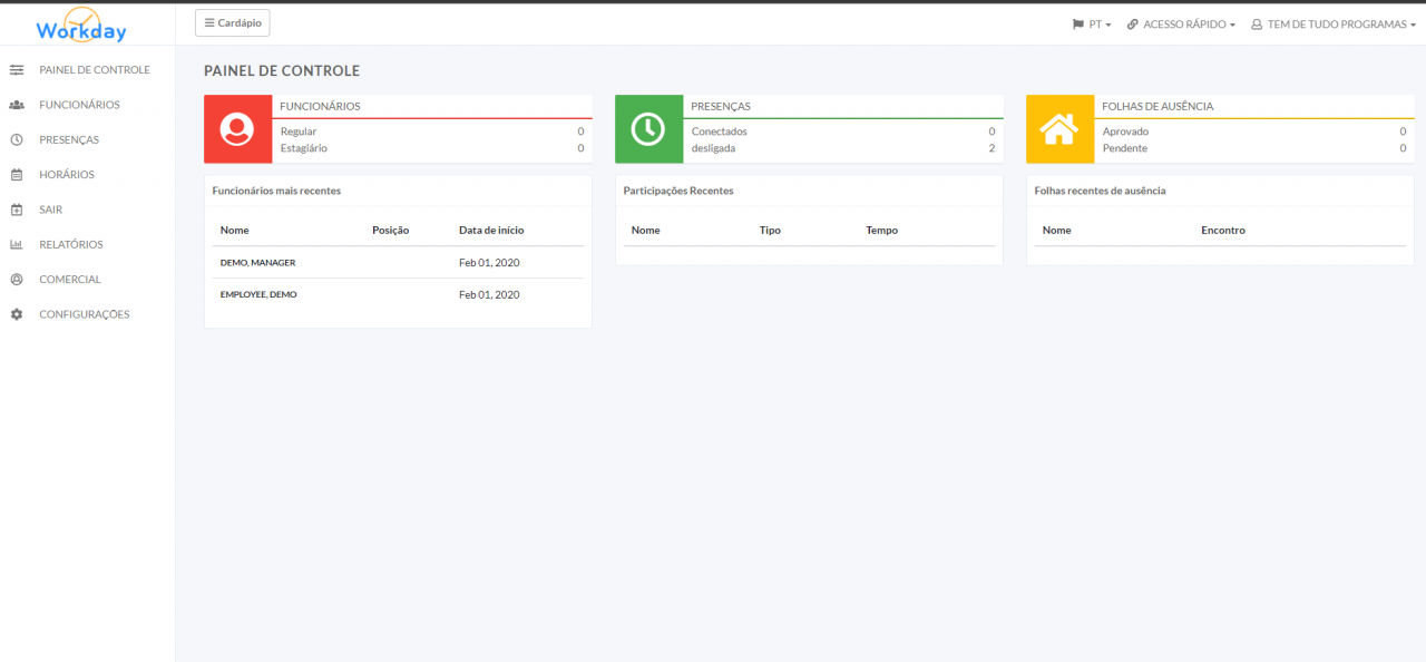 Script Php Controle De Ponto Funcionários