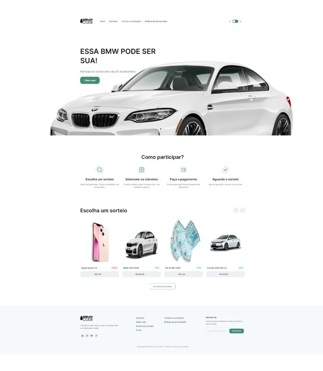 Sistema De Rifa Online Profissional Com Pagamento Automático