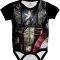 Body de Bebê Personalizado Traje Fantasia Vingadores Capitão America