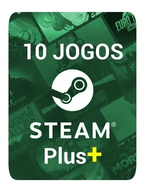 10 Chaves Aleatórias Steam Plus - 10 Steam Random Premium Key