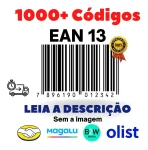 1000 Códigos De Barras Ean13 789 Para Marketplace