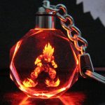 Dragon Ball LED Crystal Keychain