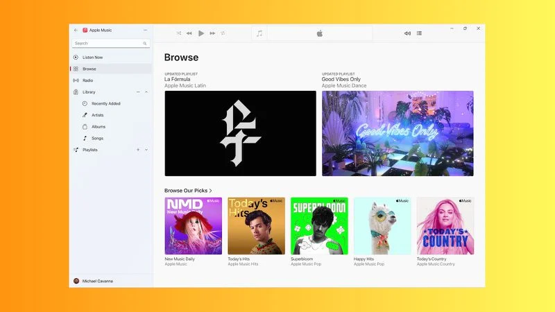 Aplicativos Apple Music e TV Preview para Windows aparecem na Microsoft Store