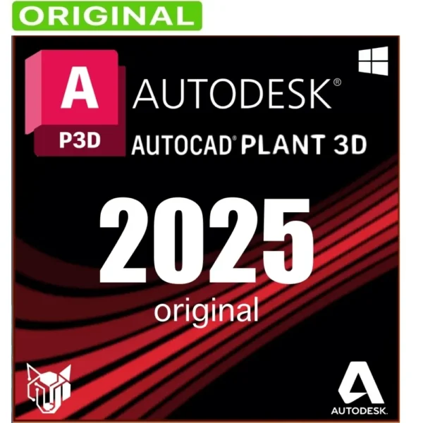 Autodesk AutoCAD Plant 3D 2025 para Windows - Original