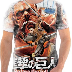 Camiseta Camisa Anime Attack On Titan Shingeki No Kyoji 009