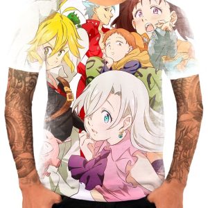 Camiseta Camisa Anime Sete Pecados Capitáis Hd 3