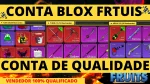 Conta Blox Fruits Level Máx+GODHUMAN e CHANCE DE FRUTA MÍTICA