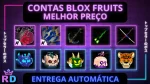 Contas blox fruits Roblox mais de 50 tipos de contas