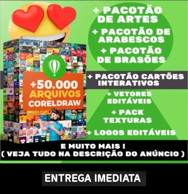 + De 1 Milhão De Arquivos E Templates CorelDraw