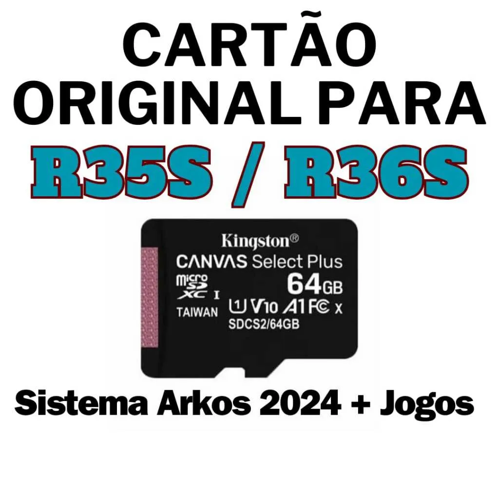 Micro Sd Com Sistema ArkOs 2024 + Jogos Para R35S e R36S Game Console Cartão Original 02