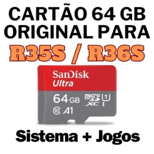 Micro Sd Com Sistema ArkOs 2024 + Jogos Para R35S e R36S Game Console Cartão Original
