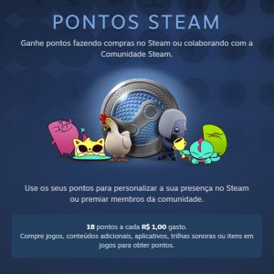 Pontos Steam - (veja a tabela!)