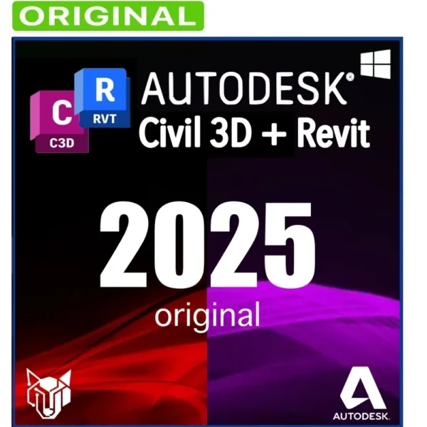 Autodesk Revit + Civil 3D para Windows - Original