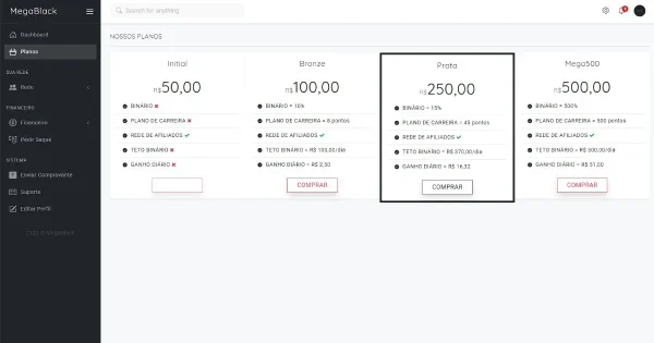 Script Mmn - Megablack Sistema Marketing Multinivel