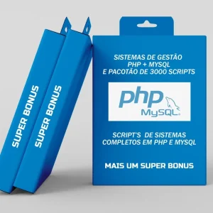 Sistemas De Gestão Php + Mysql E Pacotão De 3000 Scripts Php