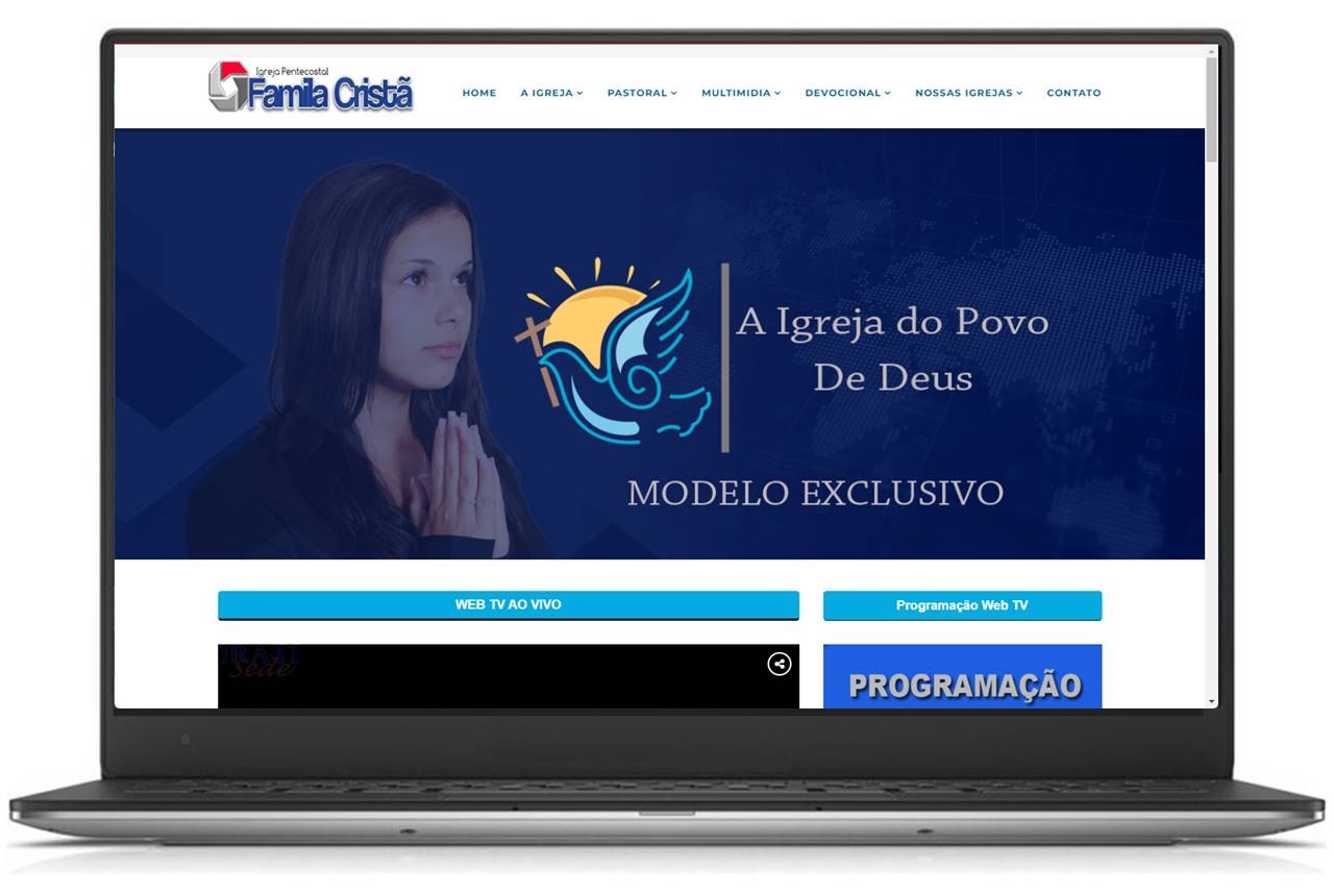 Site para Igreja Modelo Povo de Deus 02