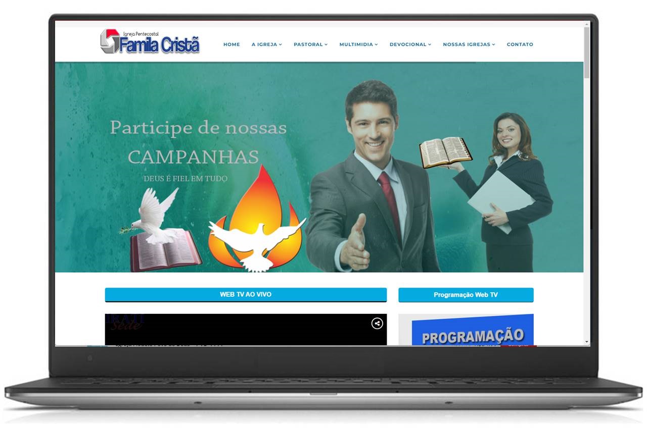 Site para Igreja Modelo Povo de Deus