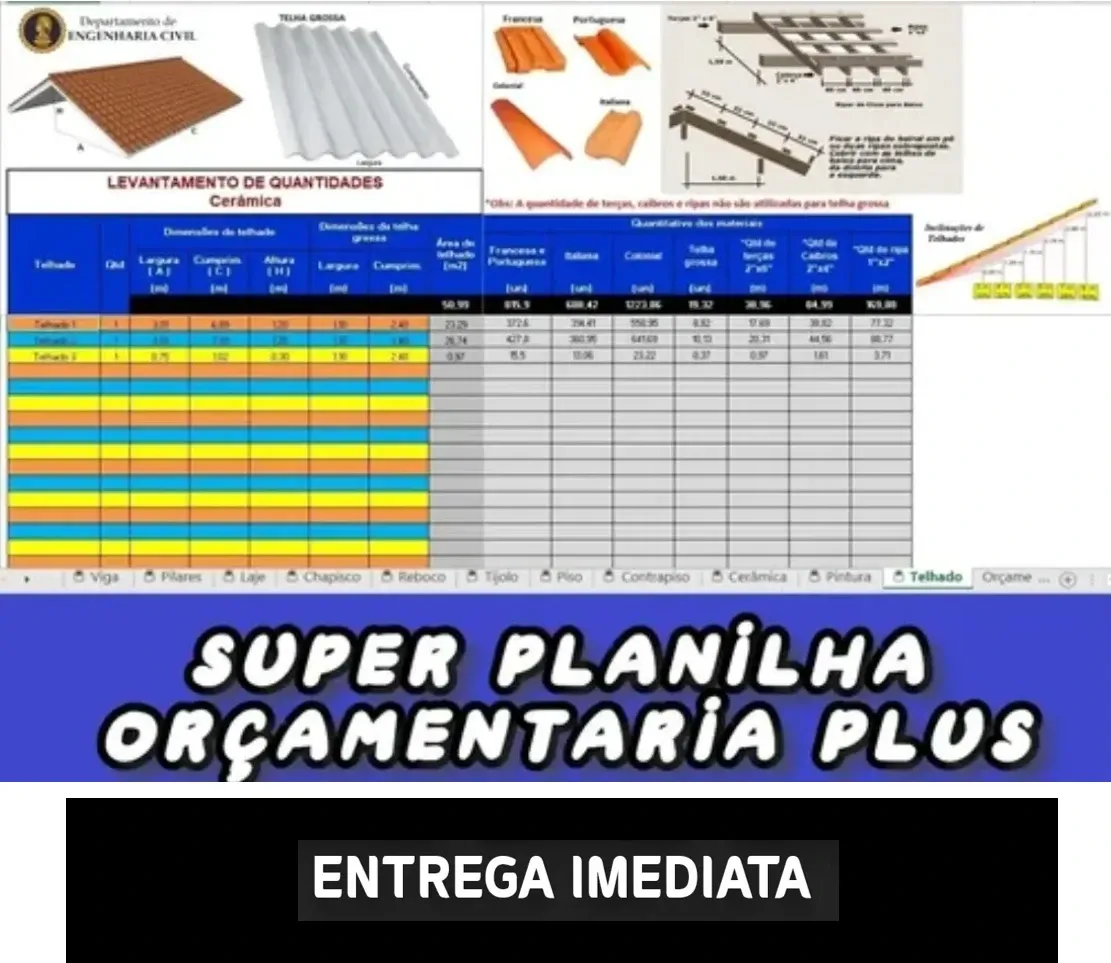 Super Planilha Orçamentaria Plus 2021