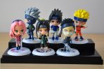 Action Figures Naruto para decoração.