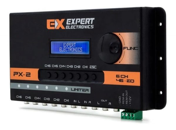 Crossover Digital Banda Processador Áudio 6 Vias Expert Px2