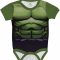 Body de Bebê Personalizado Traje Fantasia Vingadores Incrível Hulk