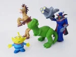 Bonecos Toy Story 4 Kit C/ 7 Miniaturas Zurg Wood Buzz T005