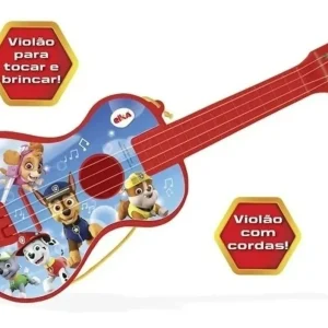 Violão Infantil Brinquedo Patrulha Canina Grande 52cm Elka 02