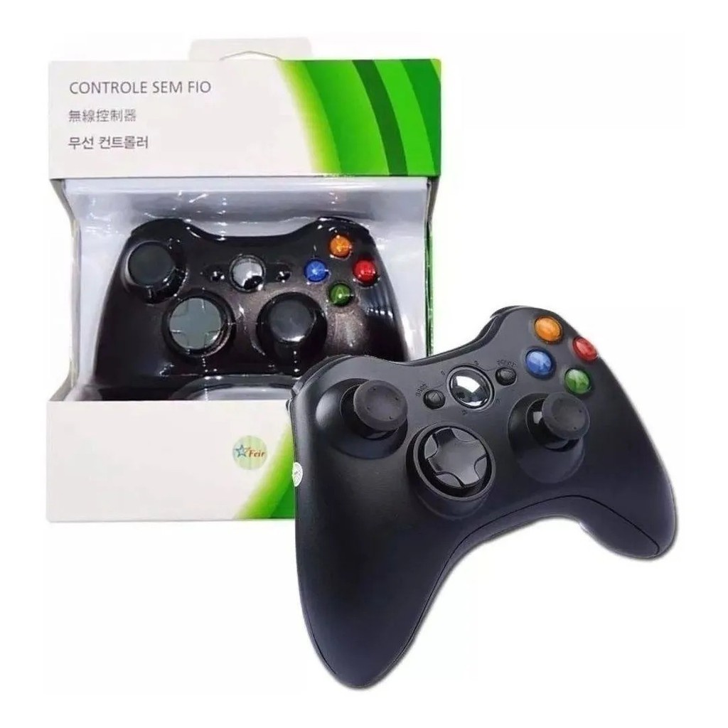 Controle Xbox 360 Sem Fio Joystick Wireless Hoststorm