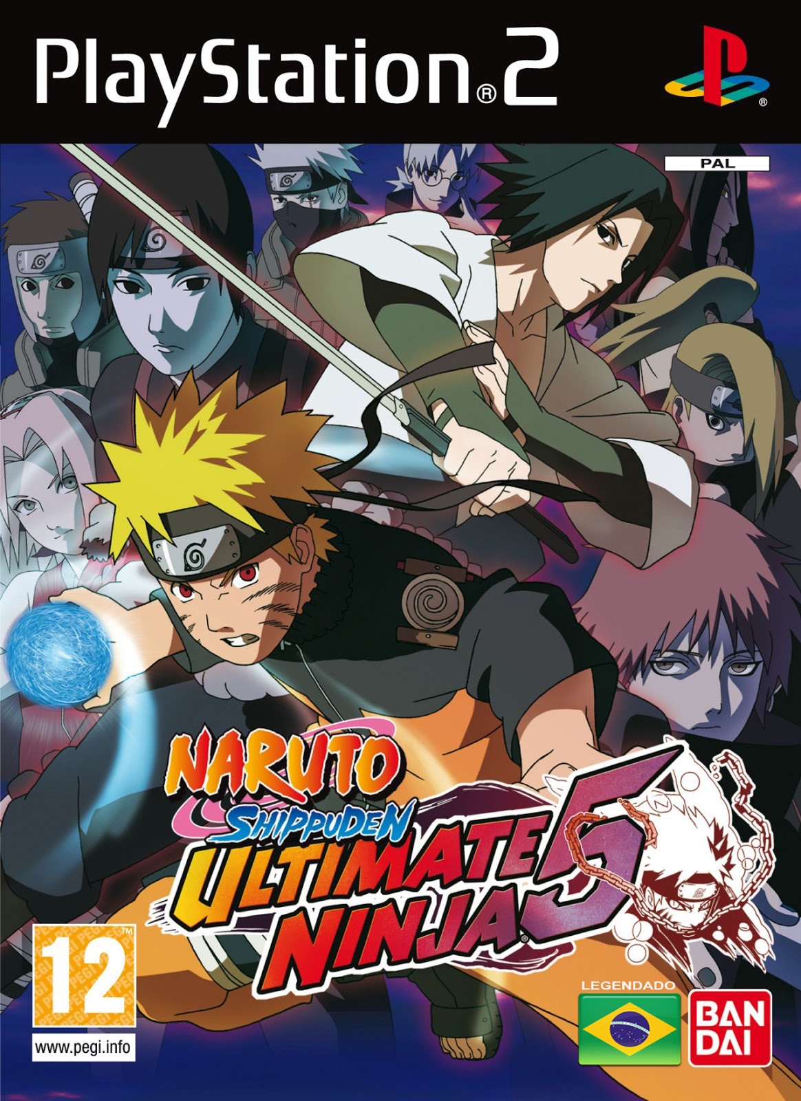 [PS2] Naruto Shippuden - Ultimate Ninja 5 (PT-BR)