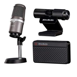 Kit Live Streamer Placa De Captura Gc 311 Microfone Profissional Am310 Webcam 1080p 03