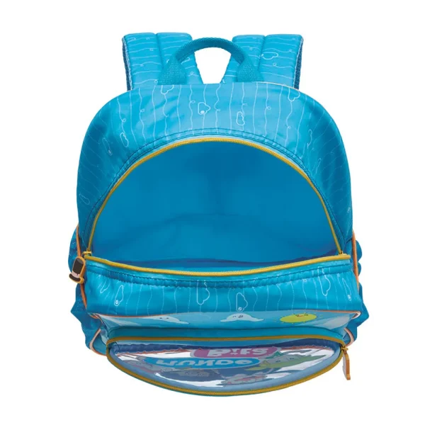 Kit Escolar Infantil Mochila e Lancheira Mundo Bita Céu Azul