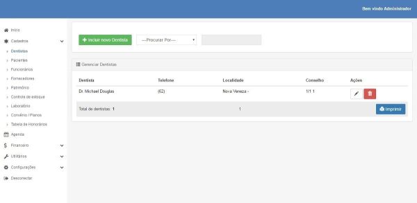 Gerenciador Odontológico