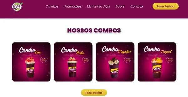 Script Php Delivery Açaí