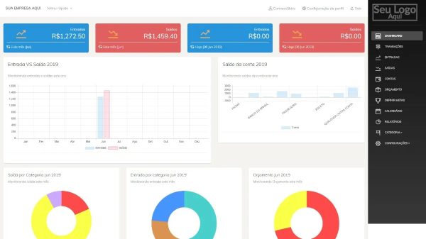 Script Php Sistema De Gestão Financeira P/ Empresa E Pessoal