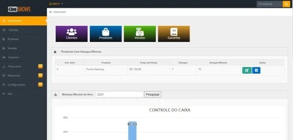 Sistema De Vendas E Cadastro De Clientes - Script Php
