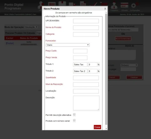 Sistema De Vendas - Pdv - Web Script Php + Codigo Fonte Php