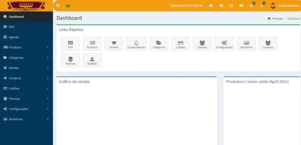 Sistema Gestão Barbearia Pdv + Agenda Script Php
