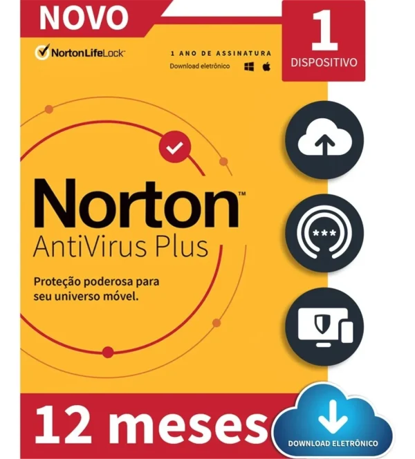 Norton Antivirus Plus 1 Usuário / 1 Pc